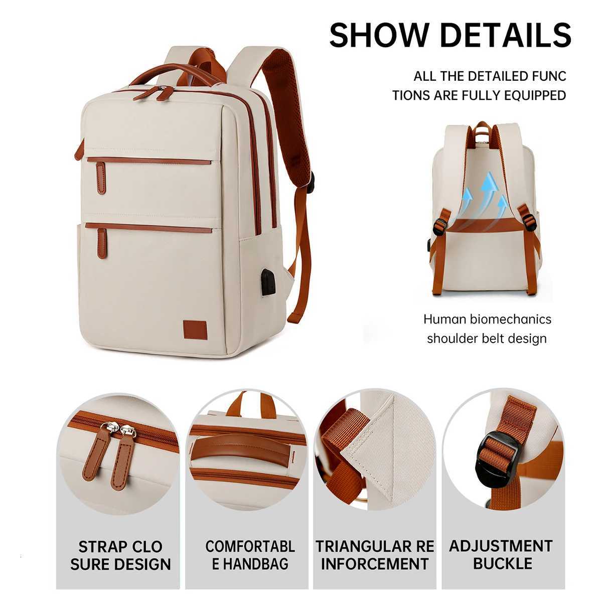 Large-Capacity Travel Multi-Functional Backpack College Student Bag Womens Carry-On Bag No Checked-In Luggage Computer Business Bag for MenM251222