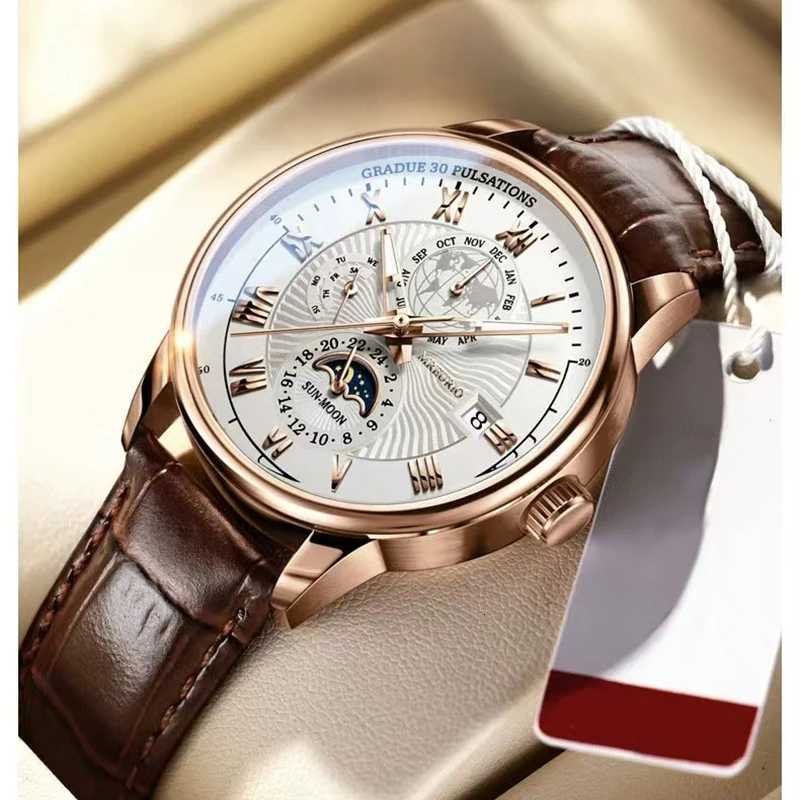 Waterproof Luminous Cndar Mens Student Quartz Wrist M251222