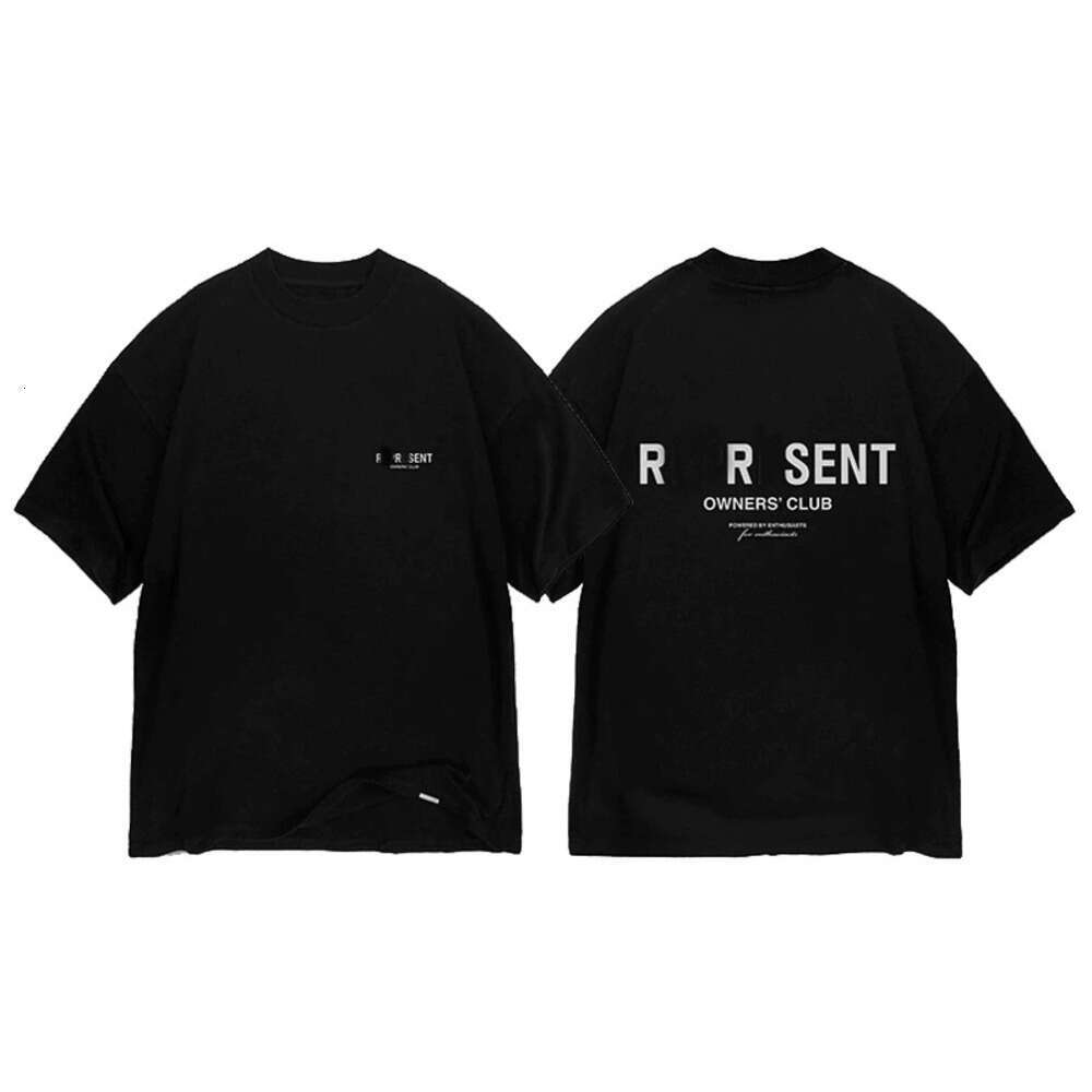 Representers Designer Shirts Mens Retro Hip Hop Slogan Letters Printed Gothic Tee Owners Club High Quality Cotton Short Sleeves T-Shirt Work Wear Color Shirt 1F6