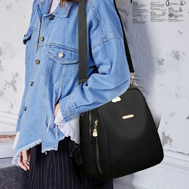 The neutral color rectangular backpack for men and women with two shoulder straps is suitable for travel and outingsM251222