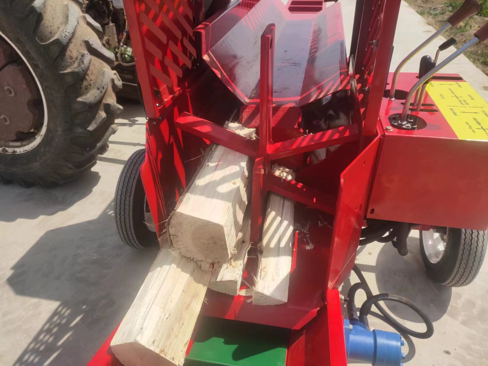 Industrial Grade Electric Wood Splitter | Vertical Log Splitter for Commercial Operations