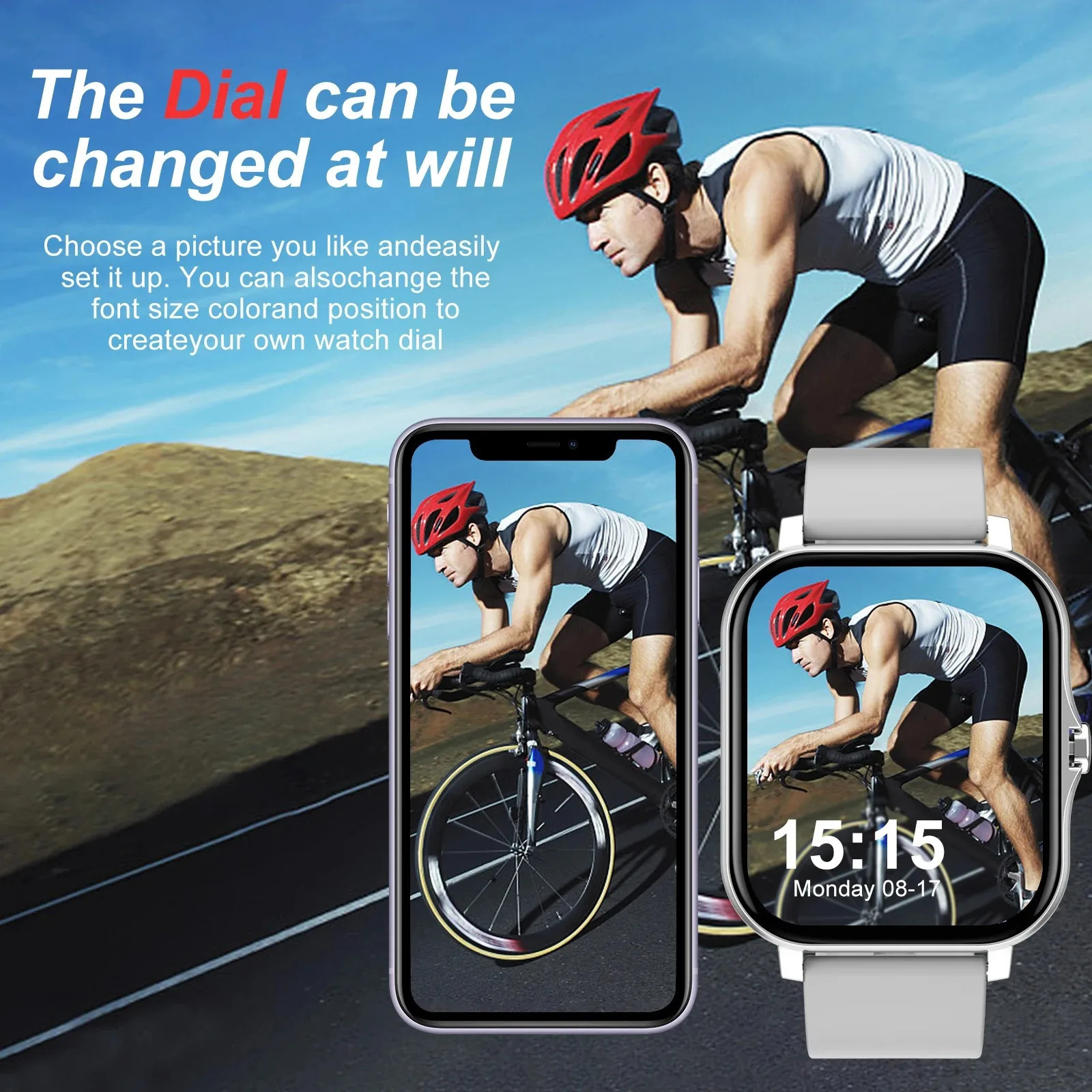 2025 Smart Watch Women And Man 144 Inch Screen Sports Fitness Watches Bluetooth Call Digital Wristwatch Android Smartwatch Men 251210