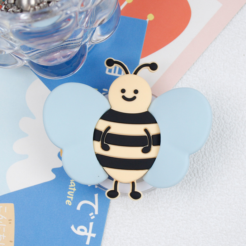 Butterfly Silicone Magnetic Transparent Airbag Stand Bee Adjustable Wings Holder Phone Accessories Portable