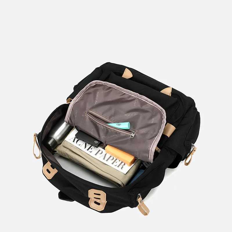 Backpack Mens Large-Capacity Computer Backpack Travel Bag Mountaineering Bag Junior High School and High School FemaleM251222