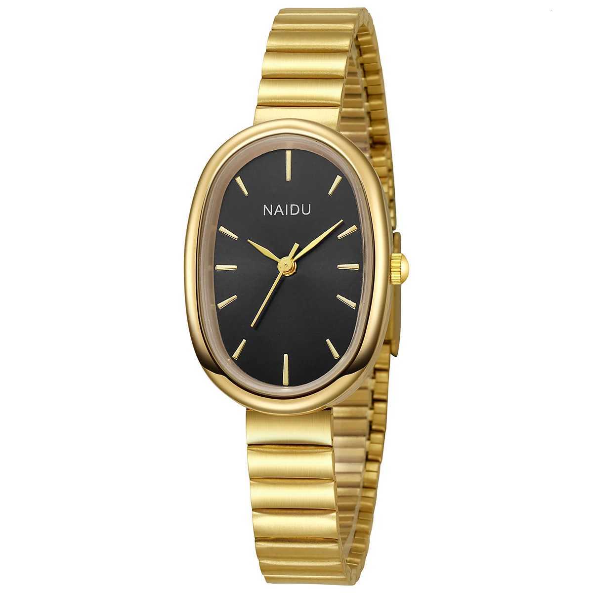 Ladies exquisite high-value bar sc oval dial bamboo style steel strip quartz M251222