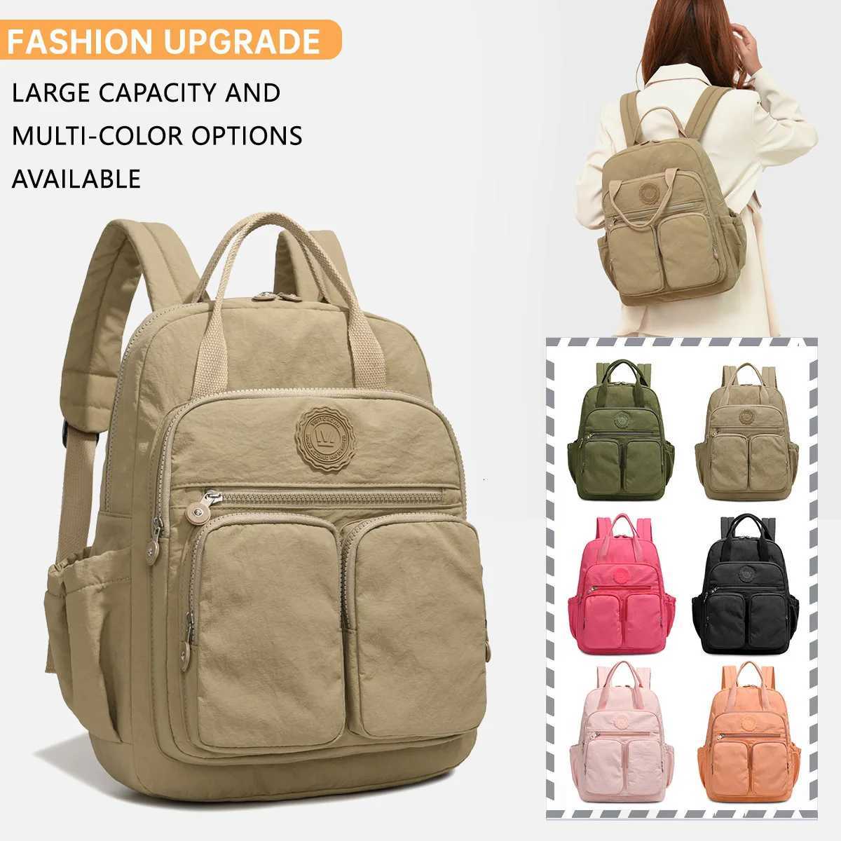 Large Capacity Mother and Bag Lightweight Backpack Handbag Multifunctional Outdoor Backpack for Commuting to Work Camping Business Trips and StoragM25