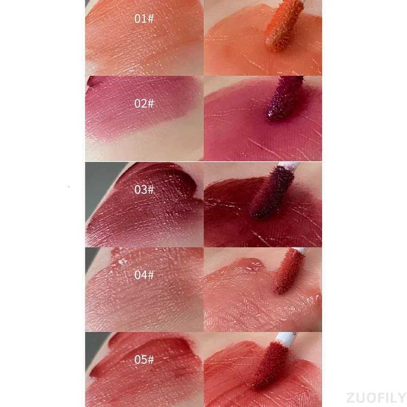 Fashionable Silver Tube Mirror Lip Gloss Cool Plum Red Moisturizing Nude Lipgloss Liquid Lipstick Long Lasting Makeup CosmeticsT251222
