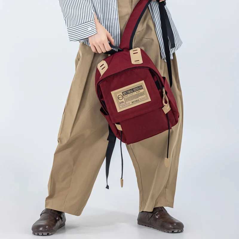 Large Capacity 156Inch Computer Backpack K-Style High School College s Satchel Backpack Mens Pure Color School BagM251222