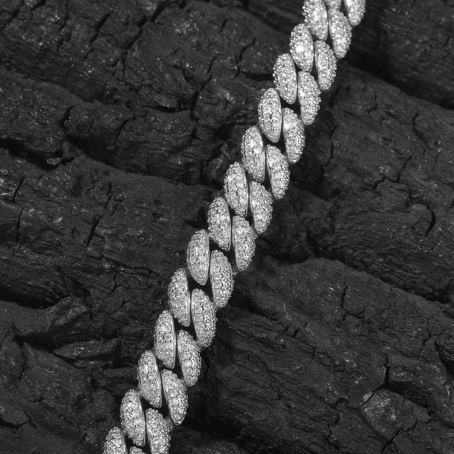 12mm Hip Hop Miami Cuban Chain Bracelets 5A Zircon 18k Real Gold plated Jewelry