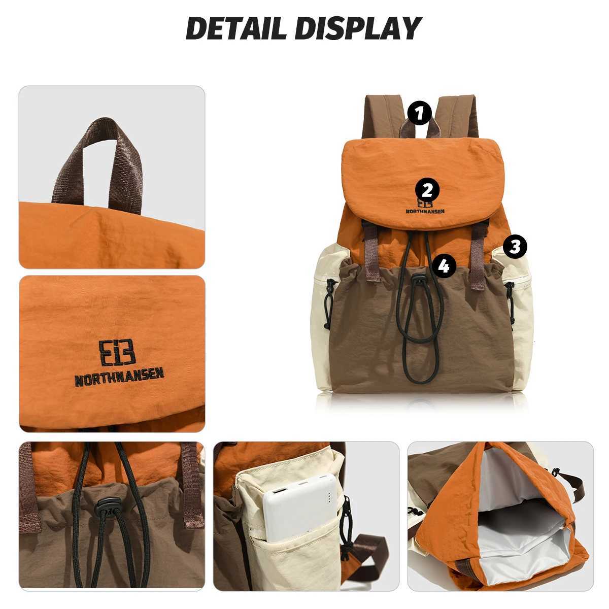 pack Lightweight Outdoor Mountaineering Travel New Backpack Female College Student School Bag High School Student Junior High School Student Shopping 