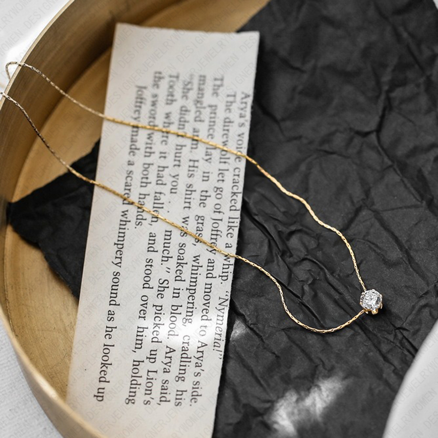 Designer Necklace Necklace for Women Gold Necklaces Diamond Chain Luxury Jewlery Designer for Women Elegant Timeless Sparkling Pendant Gift Premium Ex