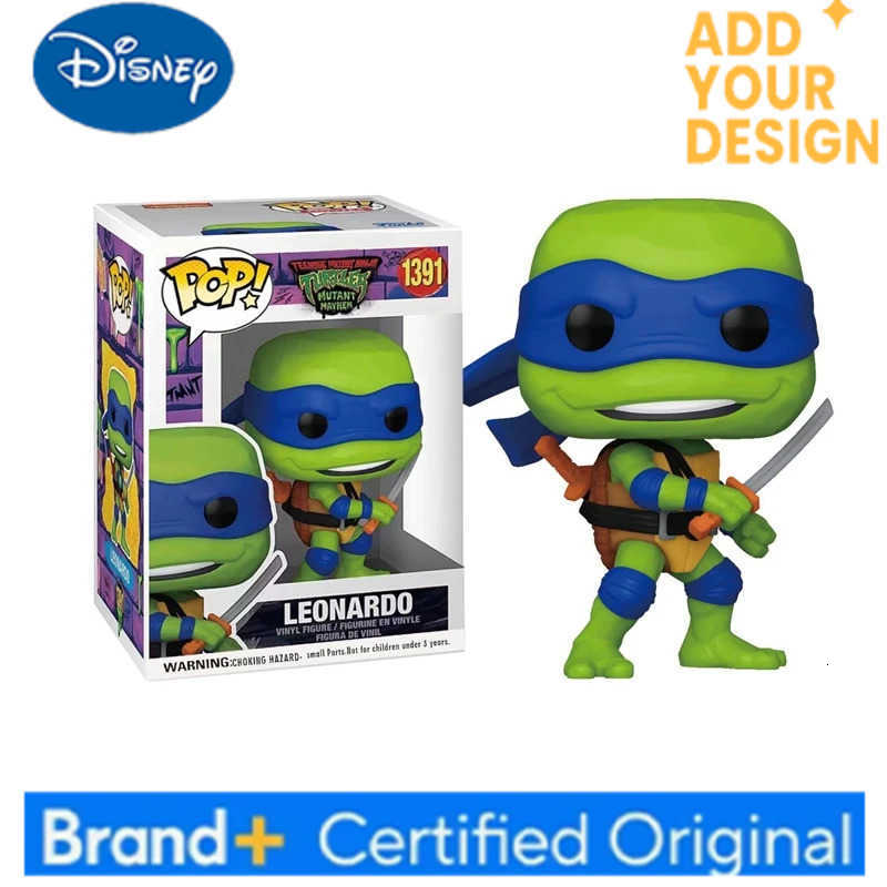 Disney New Bandai Ninja Turtle Anime Figure Neca 1990 Film Version Edition Action Figurine Model Pvc Statue Room Ornament Birthday Gift L260701