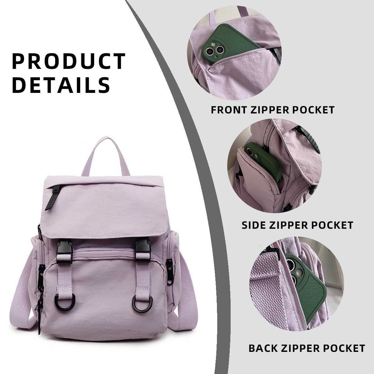 ional Shoulder Bag Womens Backpack Handbag Crossbody Bag Travel Lightweight Backpack Gift Hiking Bag Trekking Camping Student Class Breakfast BagM2512