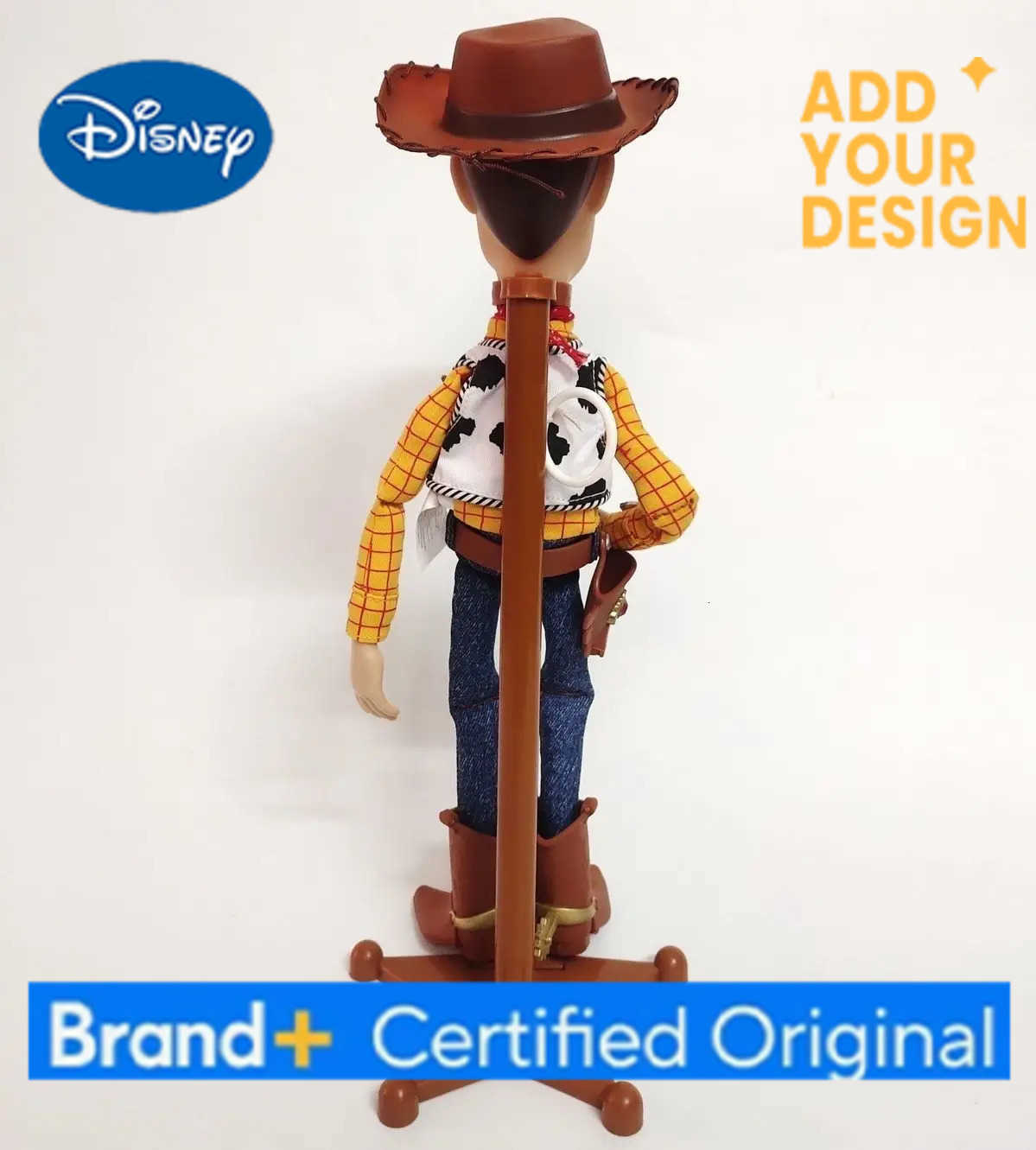 Disney Hot 40cm Pixar Toy Story Woody Action Figures English Movie Sound Character Doll Cloth Cowboy Birthday Gift For Children H251222