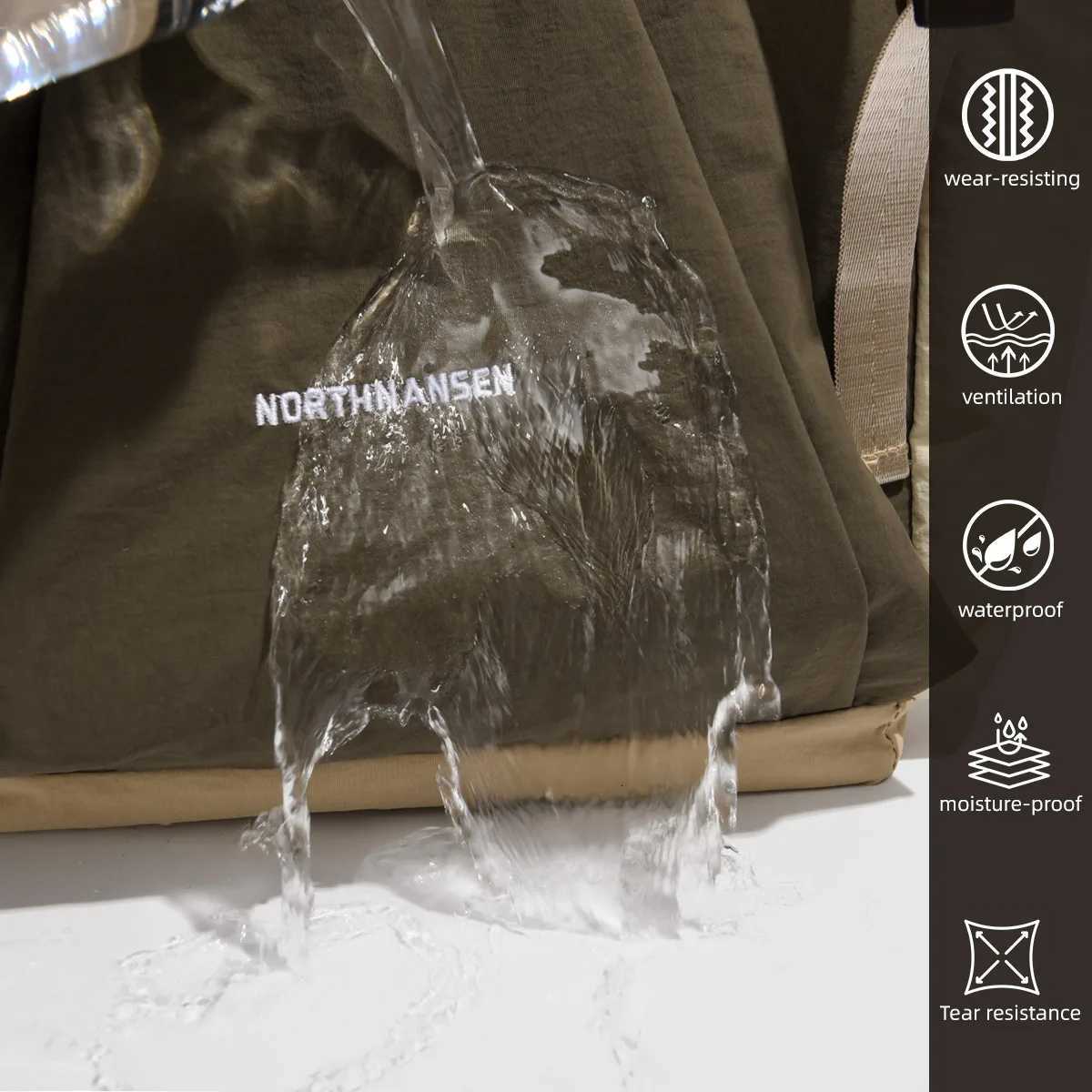 French Saint Levi 2025 New Vintage Backpack Lightweight Casual Versatile Mens Simple Backpack Travel School Bag WomenM251222