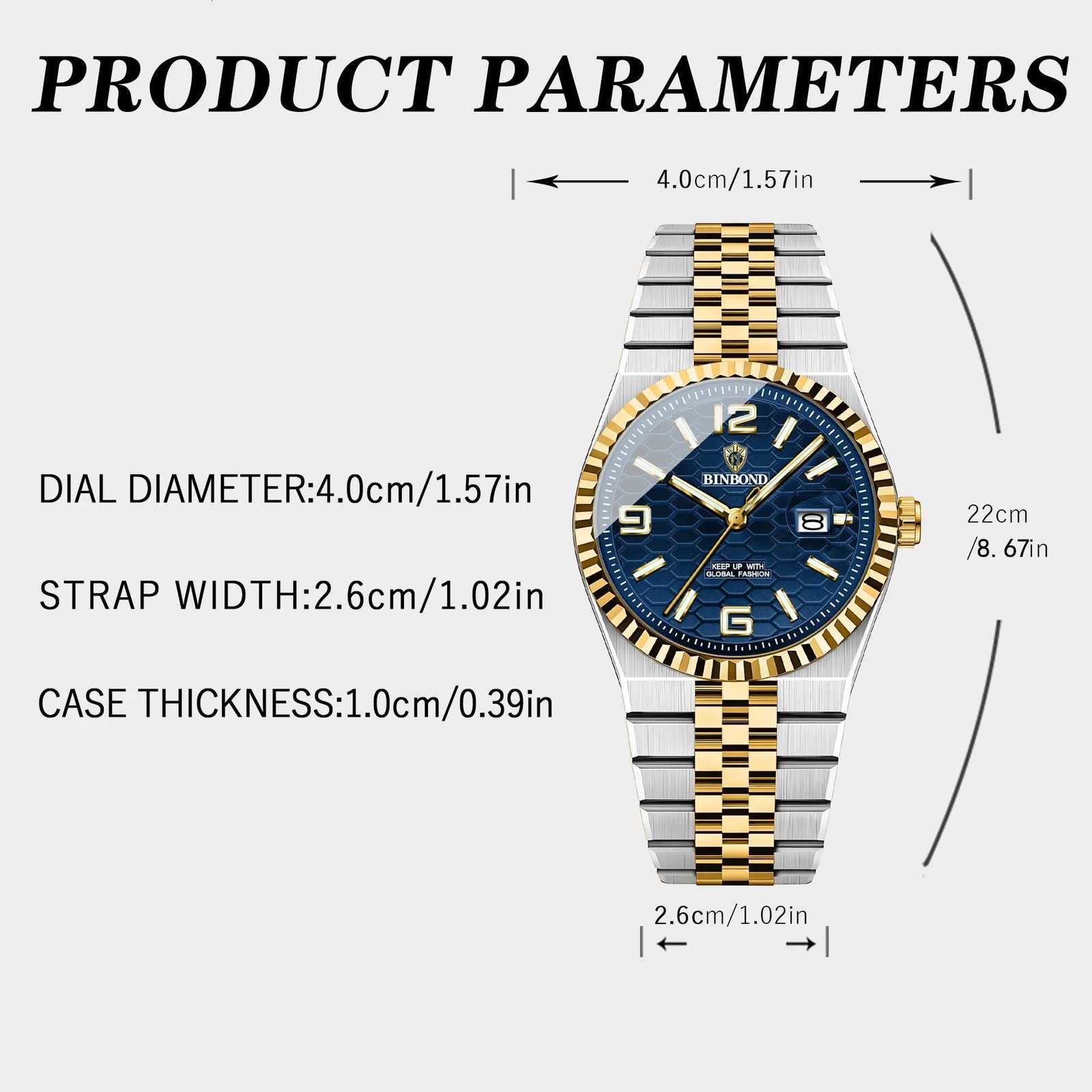 2025 New Top Brand Luxury New Men Quartz Man es Waterproof Luminous for Men Date Chronogrh Sport Wrist M251222