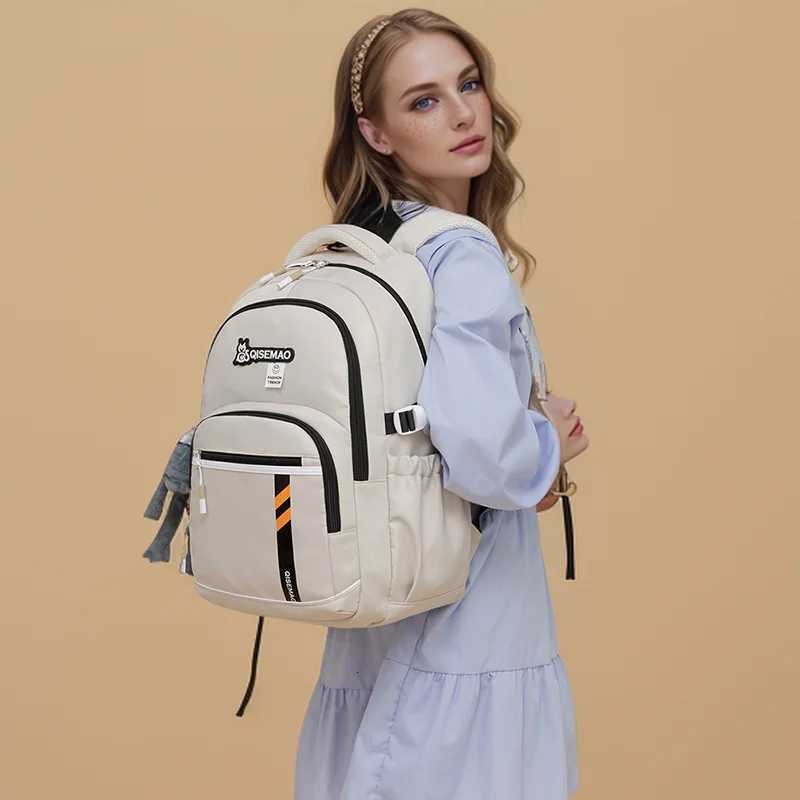 Junior High School s Schoolbags High-Looking Niche Korean-Style Backpacks Larcapacity High School s SchoolbagsM251222