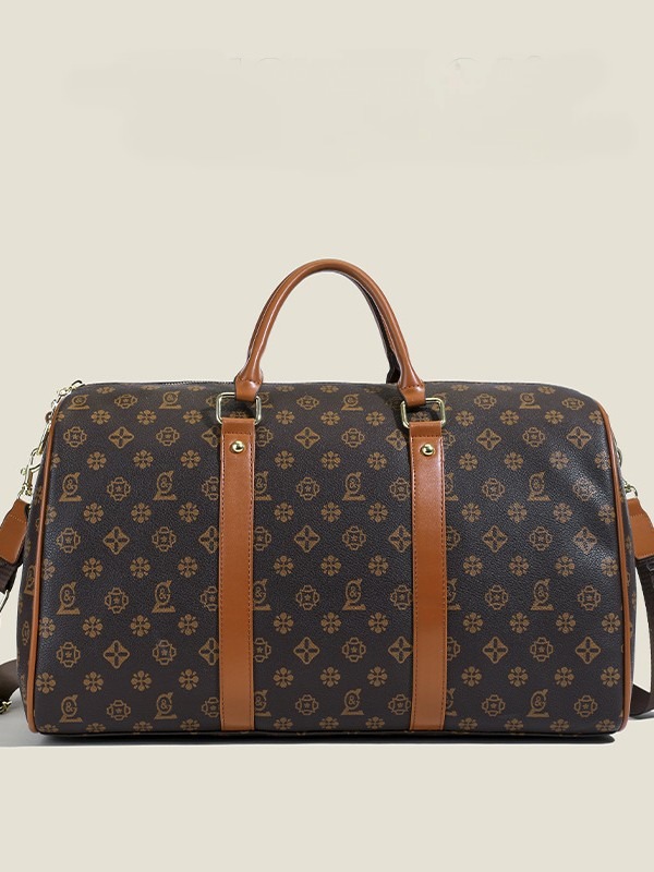 Designer Tote Bag 2026 Classic Monogram Print Women's Travel Bag, Large Capacity Carry-On Duffel Bag Stylish & Premium for Gym & Weekend
