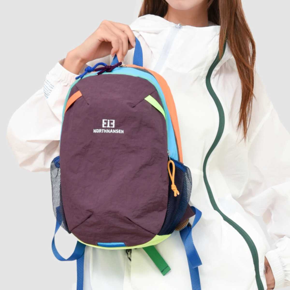 for Female Junior High School Students Lightweight Travel Backpack Large Capacity Commuter Student HighLookinga ndC omfortableB ackpackO utdoorB agF a