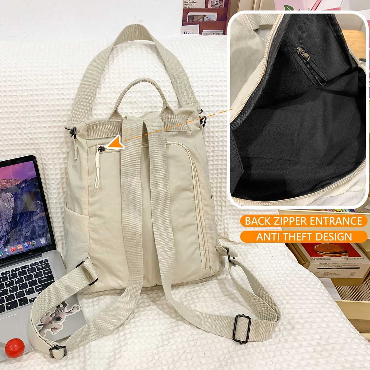 avel Backpack for Women 2025 New College Student Bag Large Capacity Versatile Lightweight Backpack MultiFunctionalD ailyW orkC lothingS hoppingT ravel