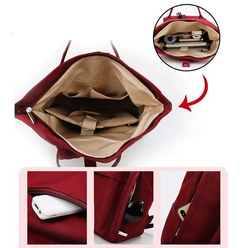 Schoolbag Female College Student Large Capacity Backpack 2024 New Niche Notebook 14Inch Computer Bag s BackpackM251222