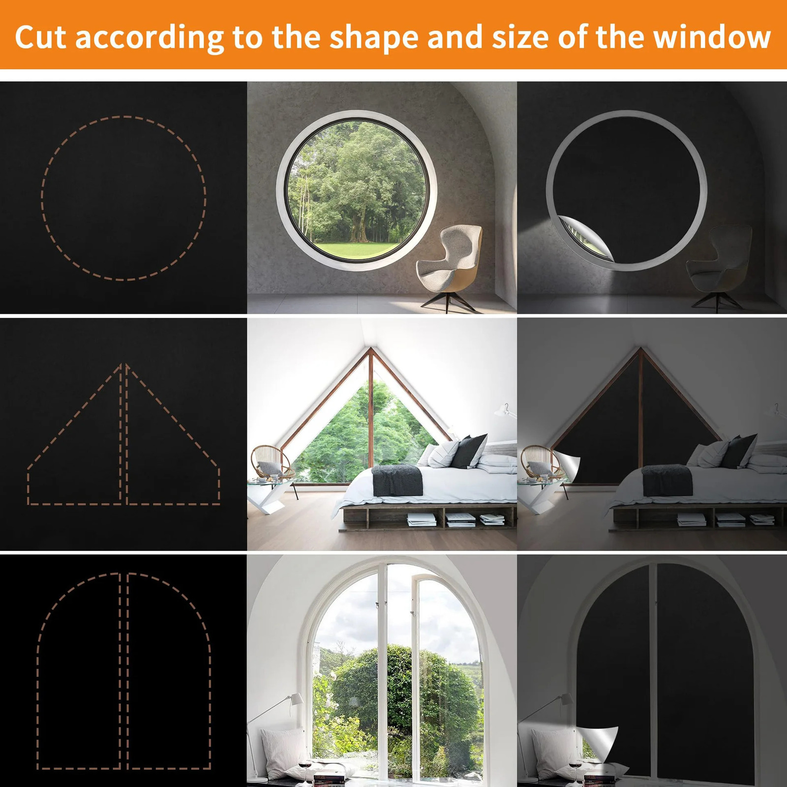 Cross Border Black Tech DIY cut full blackout Oxford cloth curtain Punch-free sunshade UPF100 Limited time special 251215