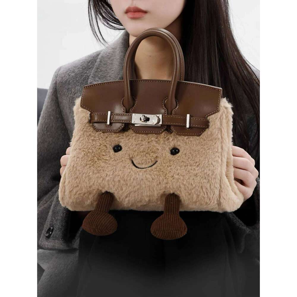 Plush Cute Crossbody Bag Doll Fashionable Fur Autumn And Winter Handbag
