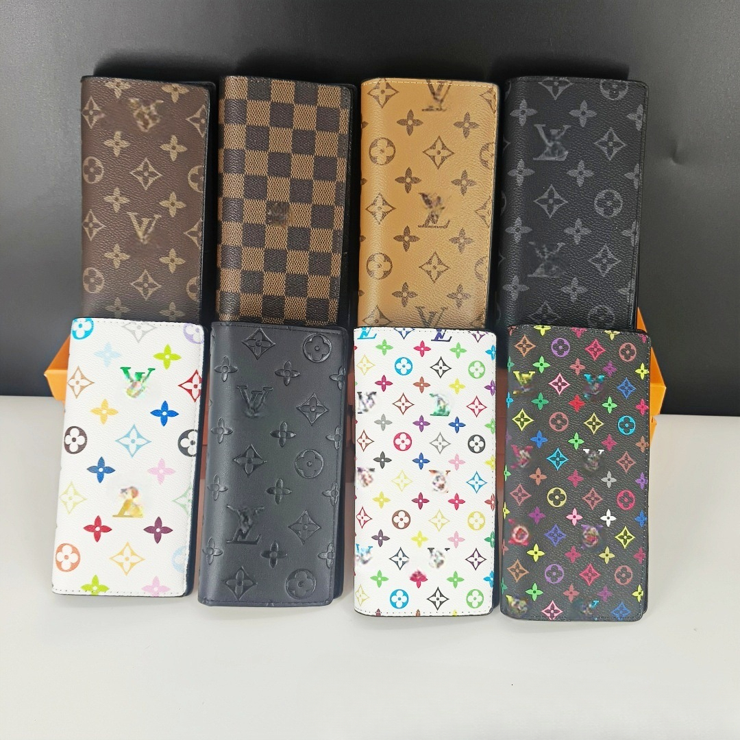 Designer Women's Leather Wallet - Large Capacity Double Fold Wallet with Multiple Card Slot and Coin Wallet - High end Texture 2026 Model Long Short