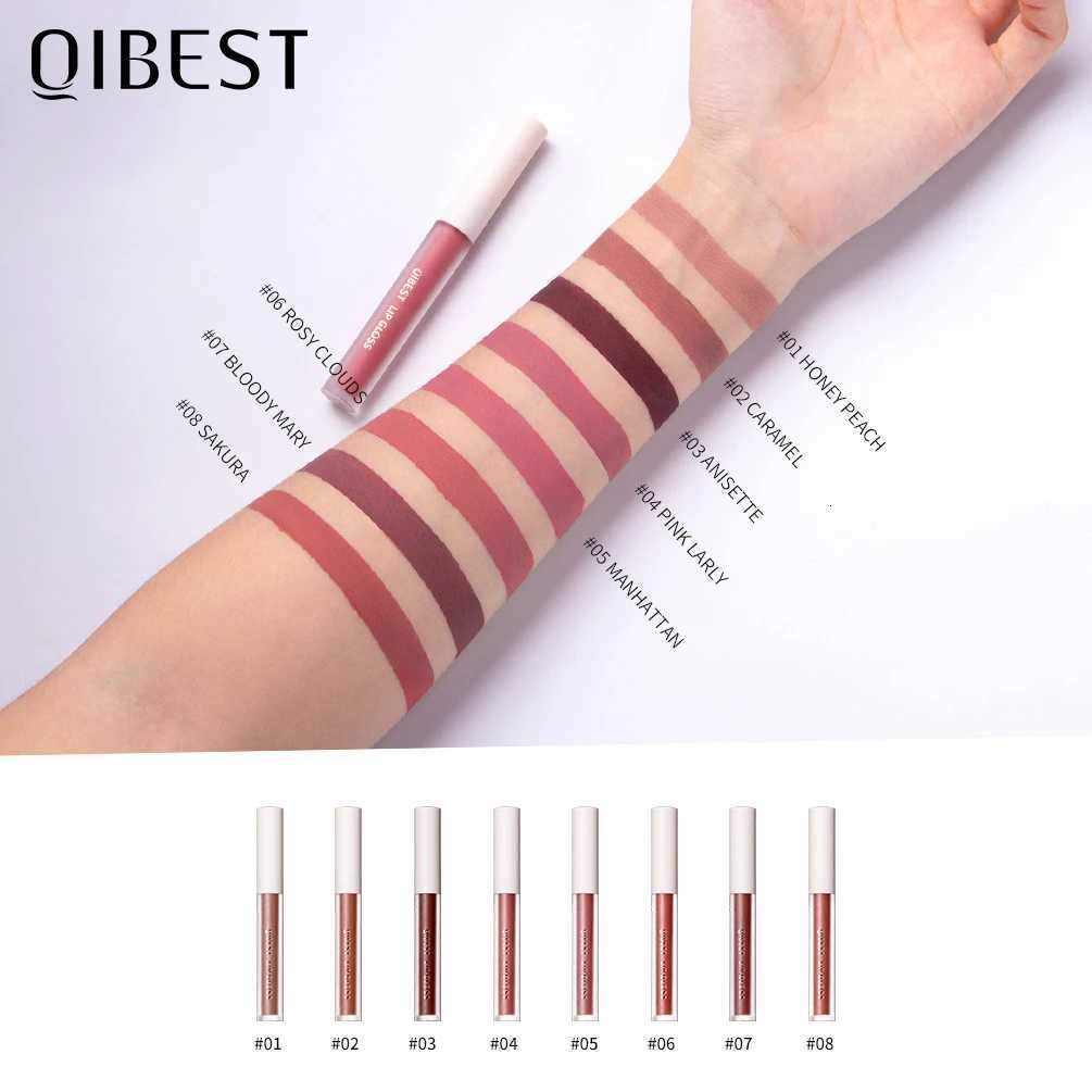 Make Up Matte Liquid Lipstick Waterproof Long Lasting Lip Gloss Velvet Mate Nude Red Lipsticks Lipgloss Makeup Cosmetic BrushesT251222