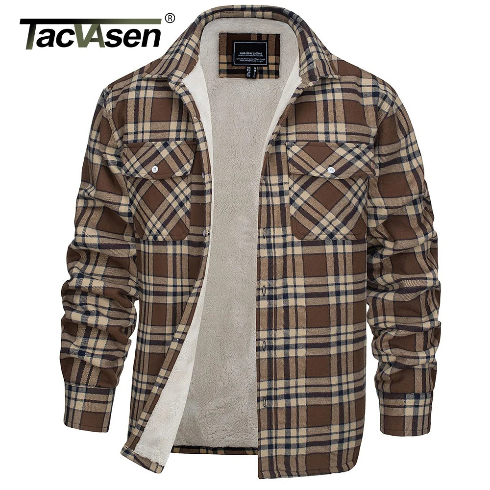 Tacvasen Mens Plaid… - image