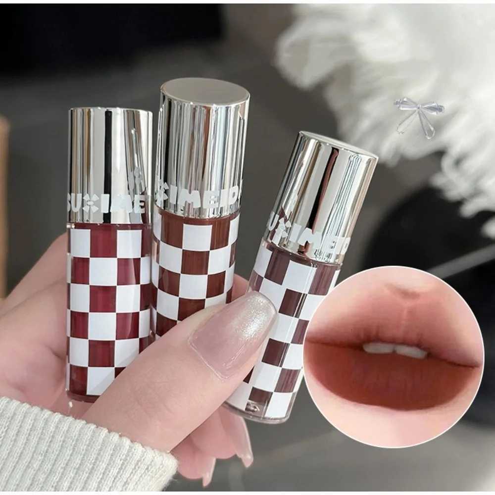 Matte Lipstick Punk Dark Red Lip Gloss Waterproof Lasting Smoky Nude Purple Matte Lipstick Natural Chocolates Lip Tint MakeupT251222