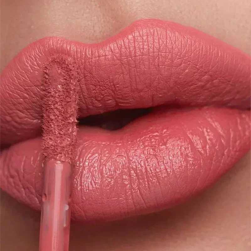 Nude Matte Lip Gloss 12 Colors Long-lasting Velvet Lipstick Waterproof Non-fade Non-stick Cup Lipsticks Women Makeup CosmeticT251222