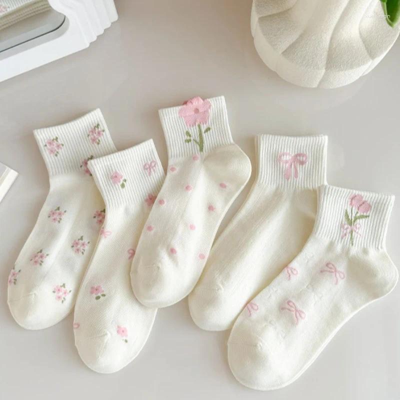 Women Socks 1/5 Pai… - image