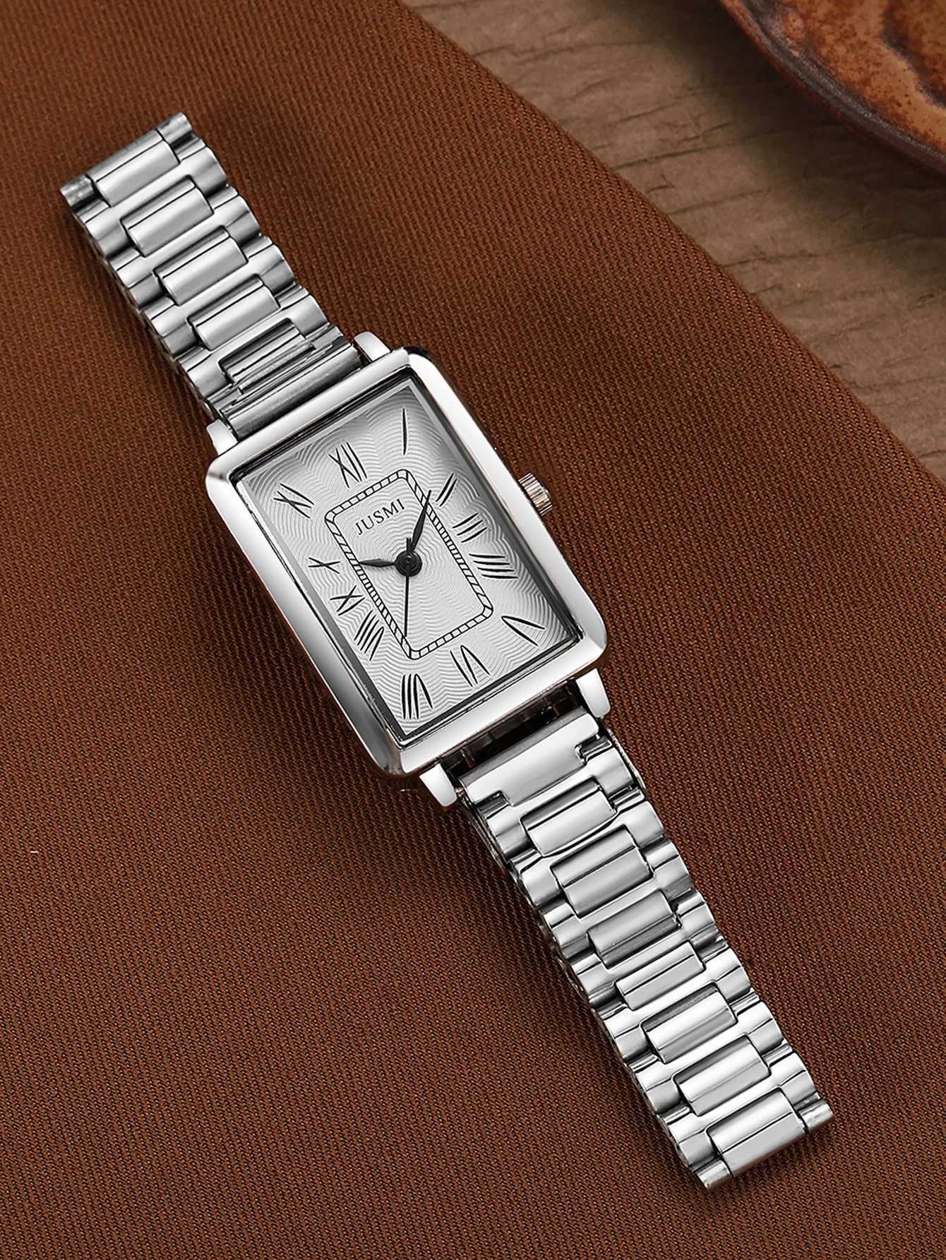 New Square Simple Elegant Fashion Niche Design Ran Graduated Wens Quartz for Christmas and Halloween Gifts M251222