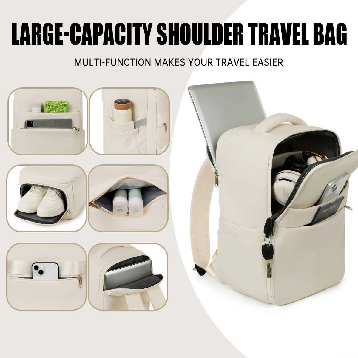 city Backpack Multi-Functional Conference Luggage Backpack Female Student Travel Computer Bag High-Looking Business Trip Backpack 2025 New ModelM25122