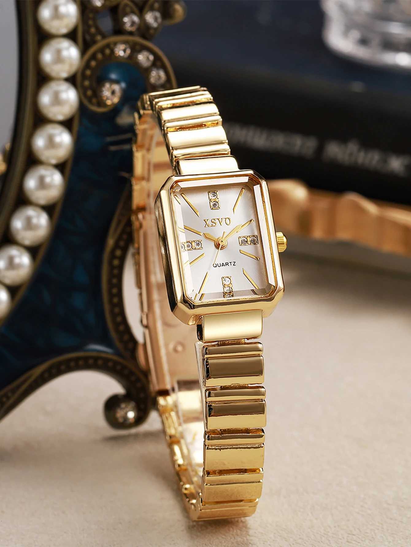 Line sc metallic texture quartz for ladies suitable for Christmas Halloween holiday gift M251222