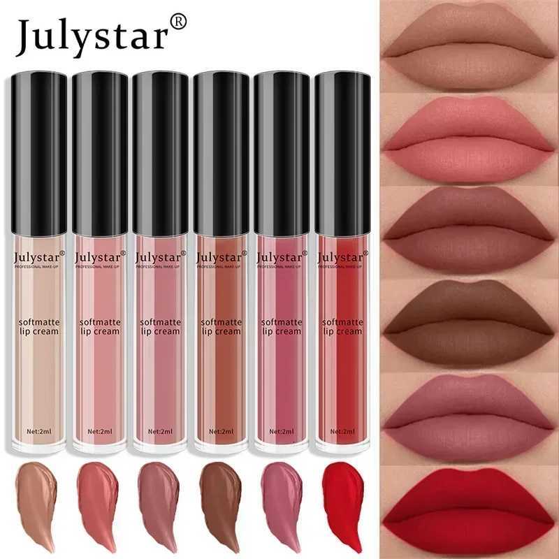 1pc Waterproof Liquid Lipsticks Lip Makeup Matte Velvet Lipstick Lip Gloss Red Sexy Cosmetic 6 Colors Long Lasting Lip GlazeT251222