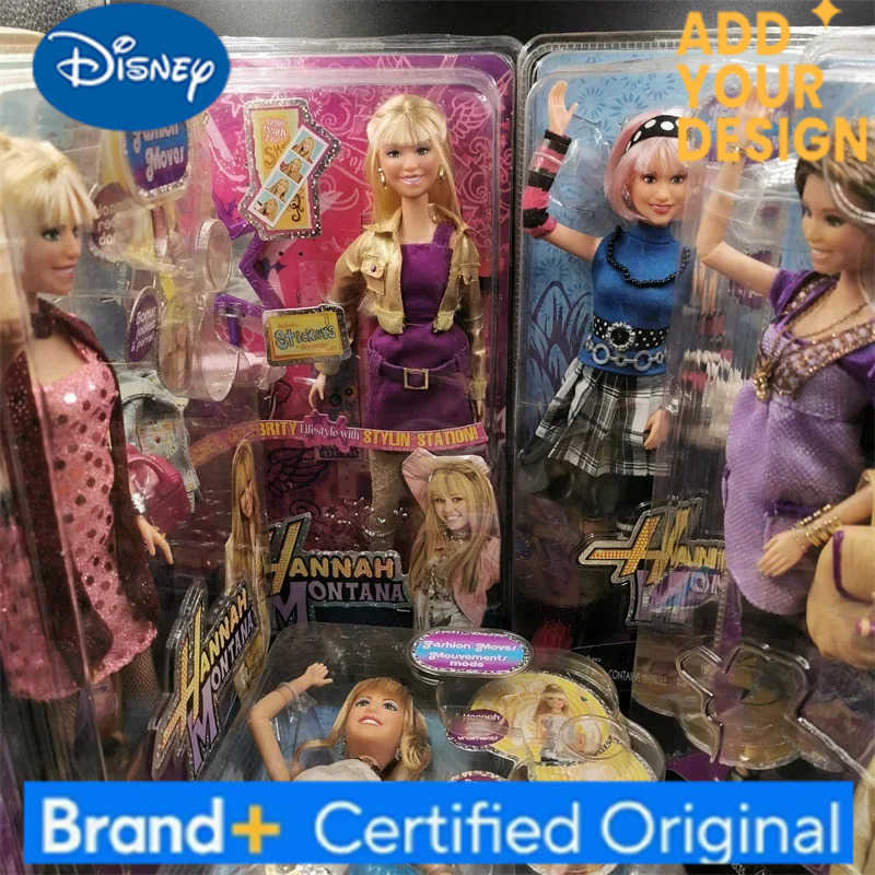 Disney Hannah Montana Action Figures Miley Stewart Fashion Princess Model Collectibles Girl Play House Toy Kids Gifts H251222