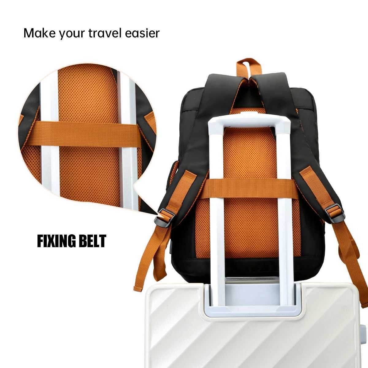 School Bag Backpack Male College Student Commuting to Class Large Capacity Casual Daily Use Laptop Bag Stylish 156inch Backpack High School StudentM25