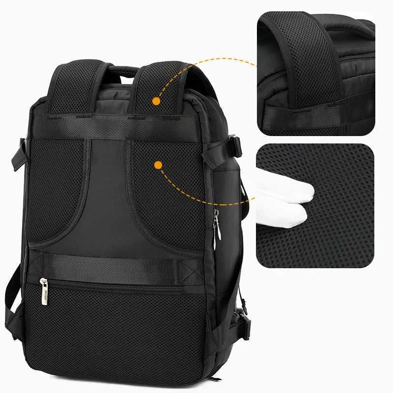 Backpack Mens Business Trip Large Capacity 2024 New Student School Bag Work Clothing Computer BackpackM251222