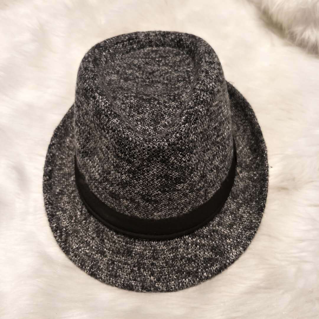 Retro Autumn Winter Warm Women Mens Blend Oval Top Cap Fedora Pork Pie Bowler Hat 56-59cm 241227
