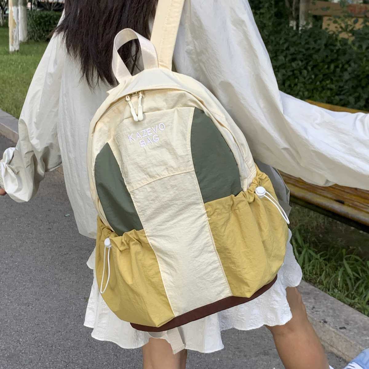 Outdoor Hiking Small Backpack Lightweight Mountaineering Womens Ultra-Light Sports Travel Lightweight Backpack Student School BagM251222