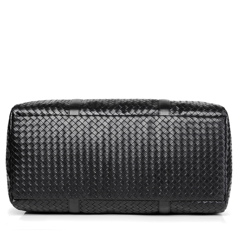 Free Shipping Luxury Duffel Bags 2026 Men's Large Duffle Bag Plaid Woven Multi-Purpose Weekender Gym Bag