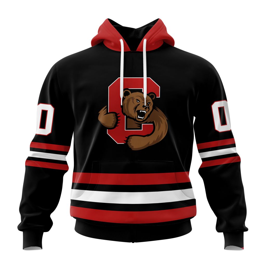 Cornell Big Red Custom Hockey Hoodie Sweatshirts Mens Womens Youth