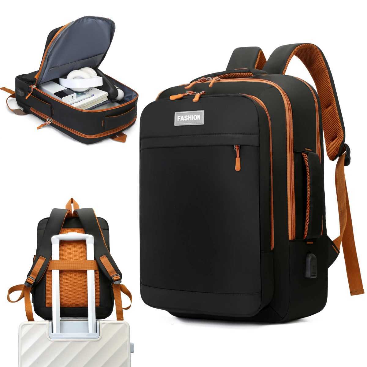 Fashionable Business Backpack for Men Lightweight School Bag for Business Trips College Students Commuting Mens Laptop Backpack Womens Carry-OnM251222