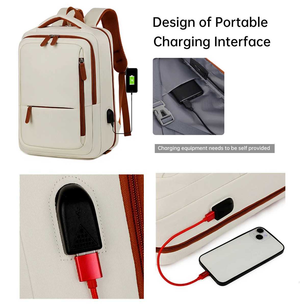 New Travel Backpack Womens Backpack Short-Distance Business Trip Lightweight Travel Bag Luggage Bag College Student Computer ScM251222