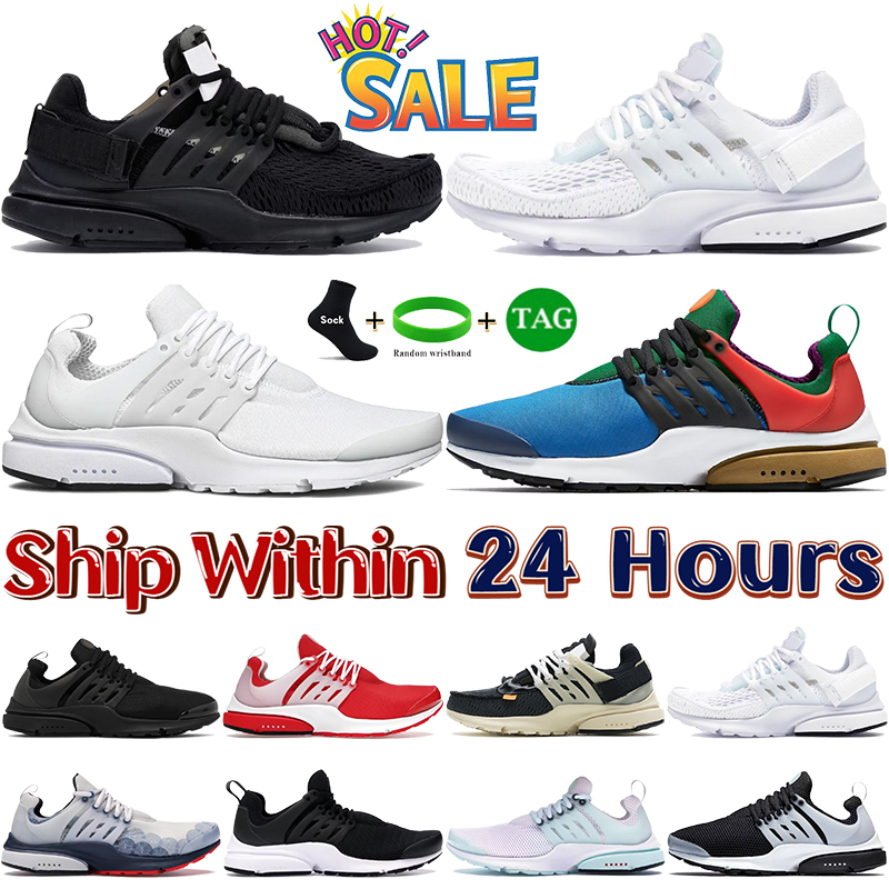 With Box Prestos running shoes mens sports sneakers black white Muslin Comet Red Greedy Unholy Cumulus womens designer shoes outdoor trainers EUR 36-46 free shipping