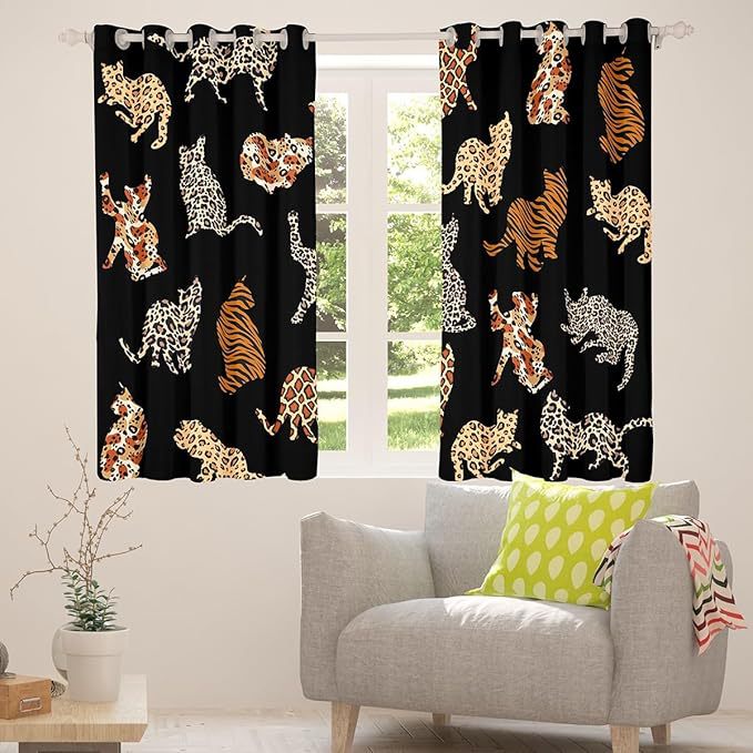 YL-38024 High-Density Blackout Curtain Red Lips Series 2, Digital Printed, Custom Patterns and Sizes Available