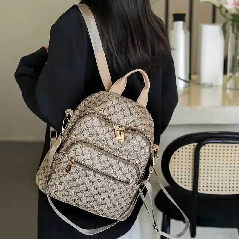2025 New Pattern Fashion Printing Backpack High-capacity Multi-function Leisure Time Travelling Bag Versatile Shoulder BagsM251222