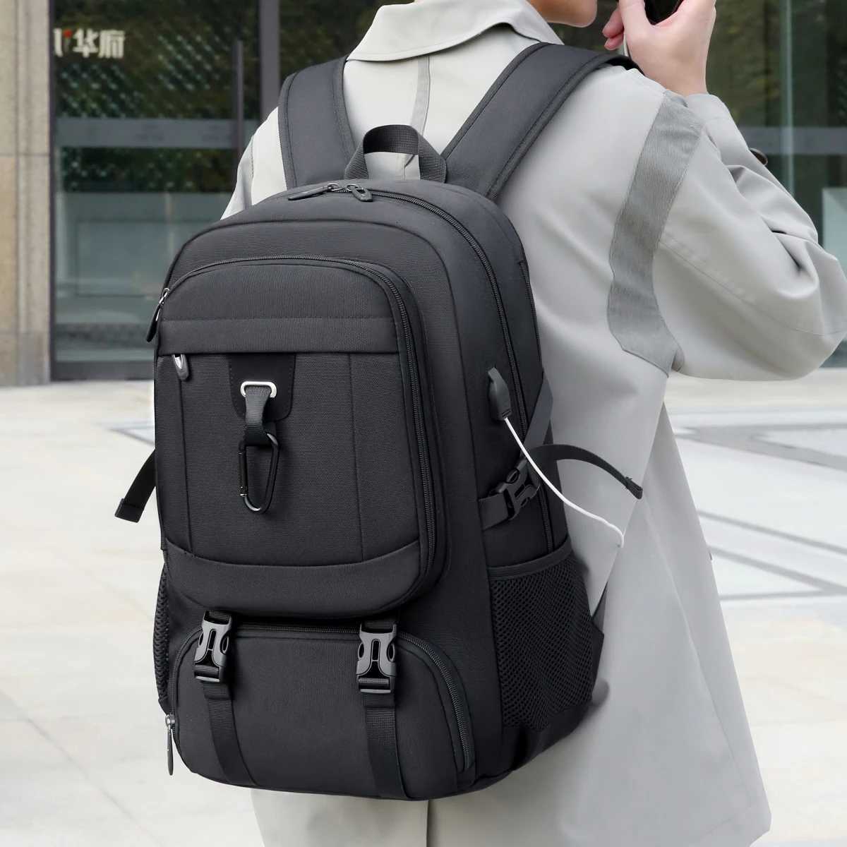 Travel Backpack Mens Mountaineering Bag Large-Capacity Long-Distance Outdoor Strong and Durable Business Travel OutdooM251222